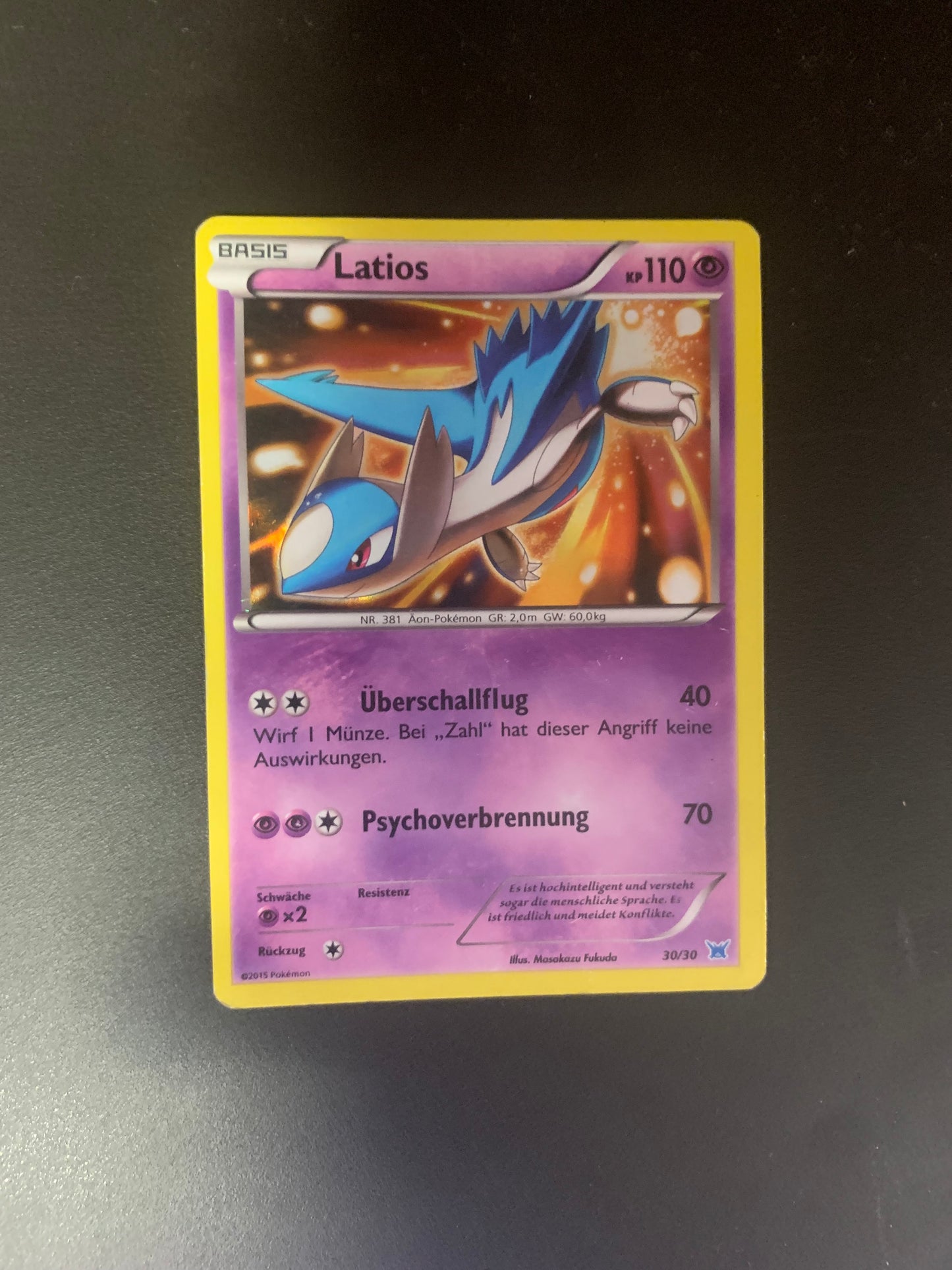 Pokemon Karte Latias 14/30 Deutsch