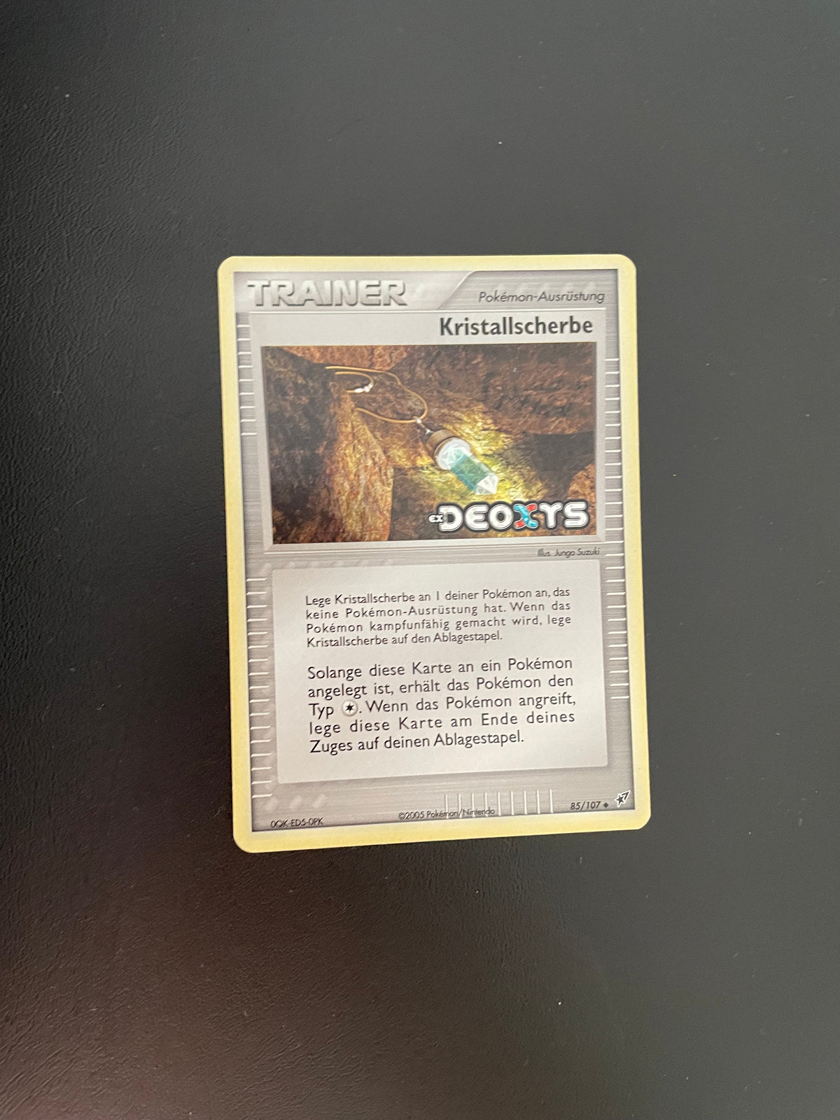 Pokemon Karte Trainer Kristallscherbe 85/107 Deutsch