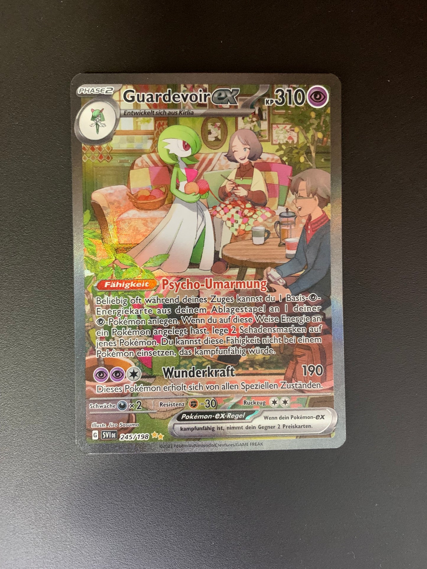 Pokemon Karte ex Alt-Art Guardevoir 245/198 Deutsch