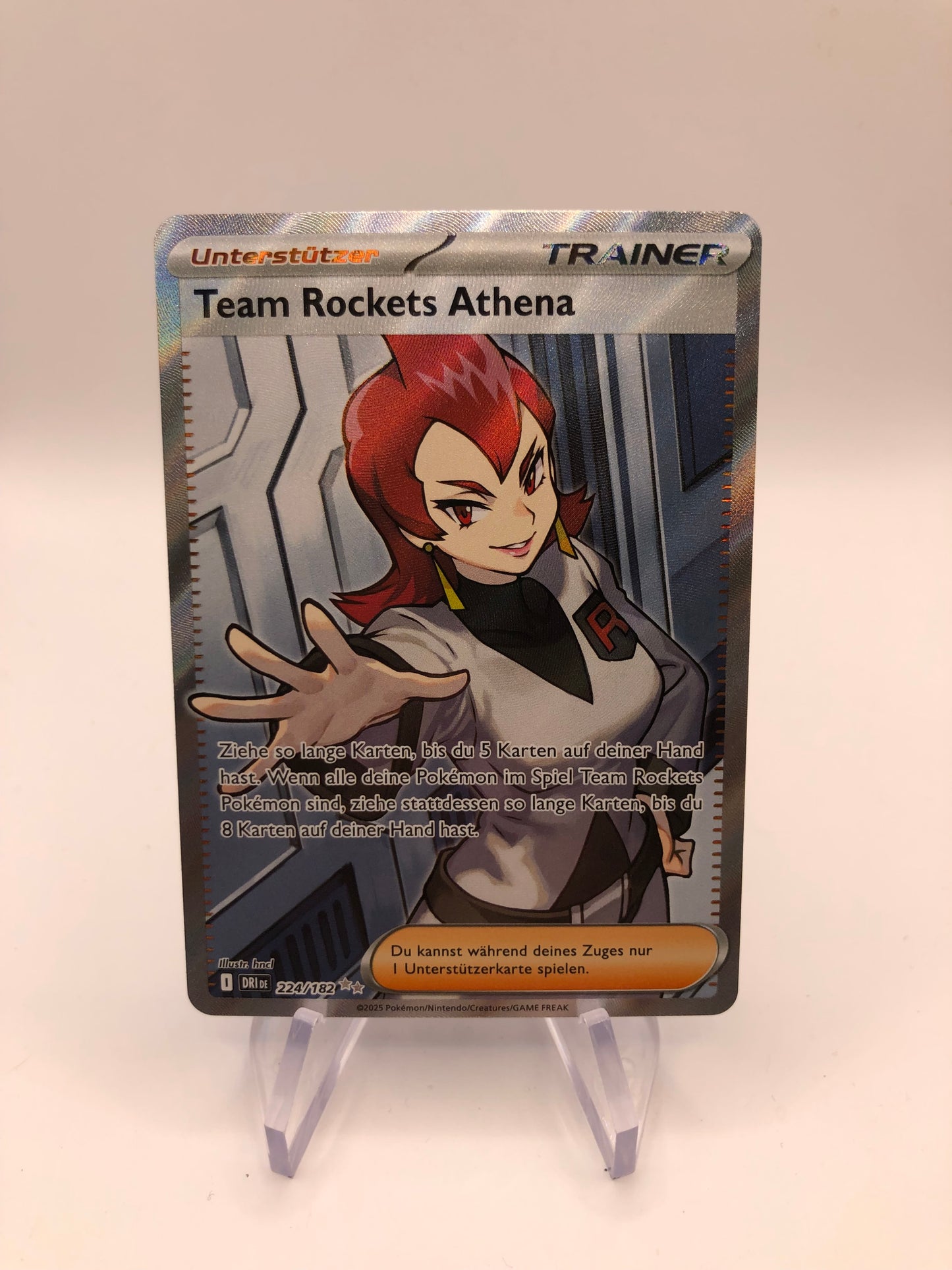Pokemon Karte Trainer Team Rockets Athena 224/182 Deutsch