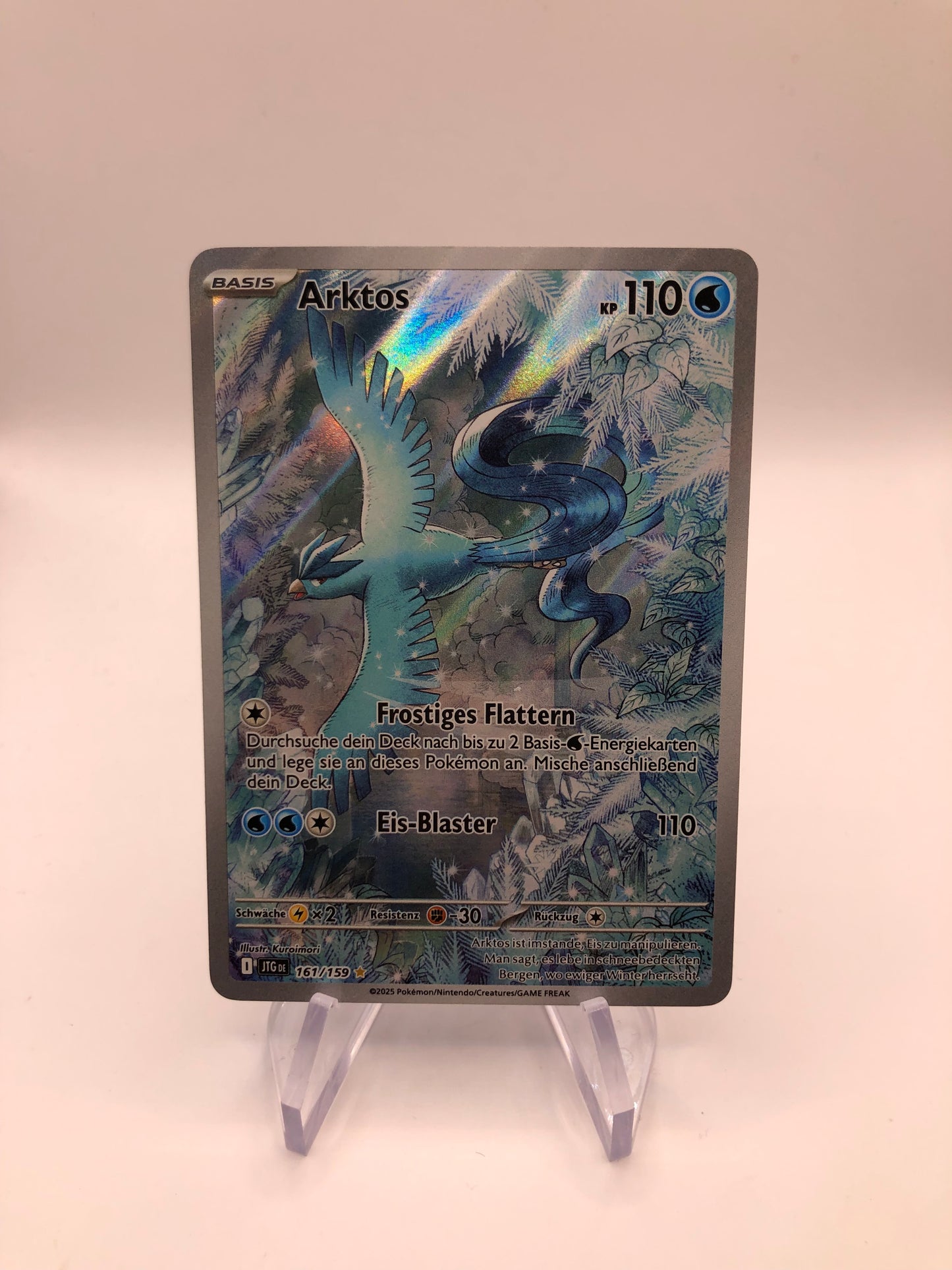 Pokemon Karte Art-Rare Arktos 161/159 Deutsch