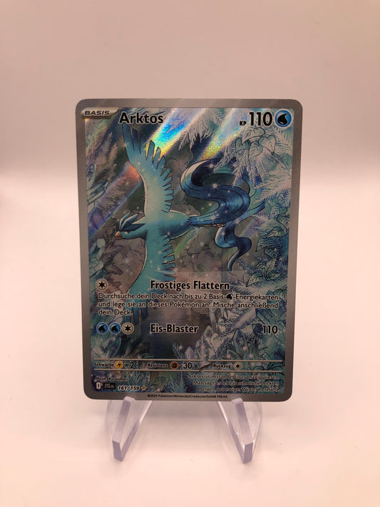 Pokemon Karte Art-Rare Arktos 161/159 Deutsch