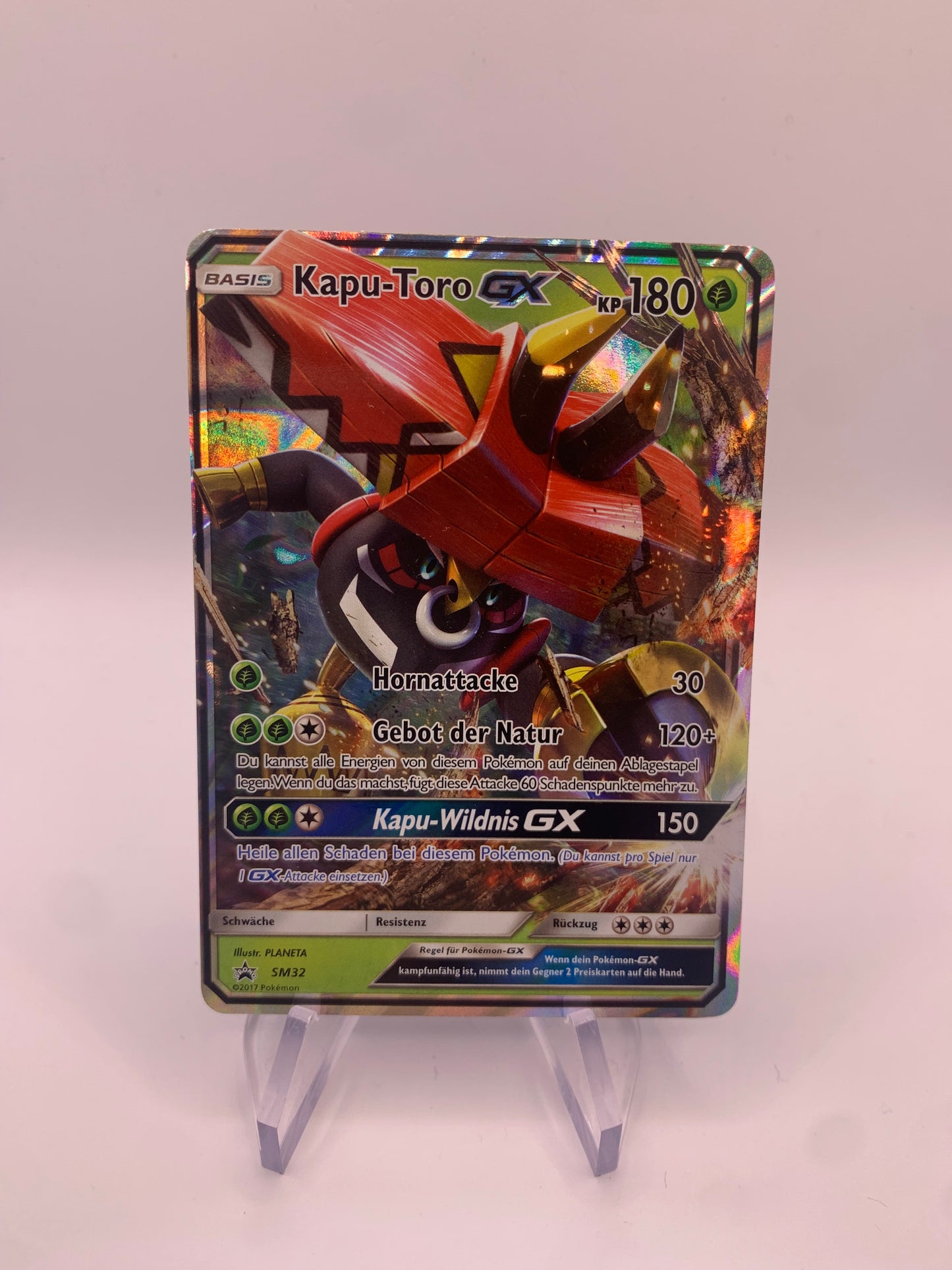 Pokemon Karte GX Promo Kapu-Toro SM32 Deutsch