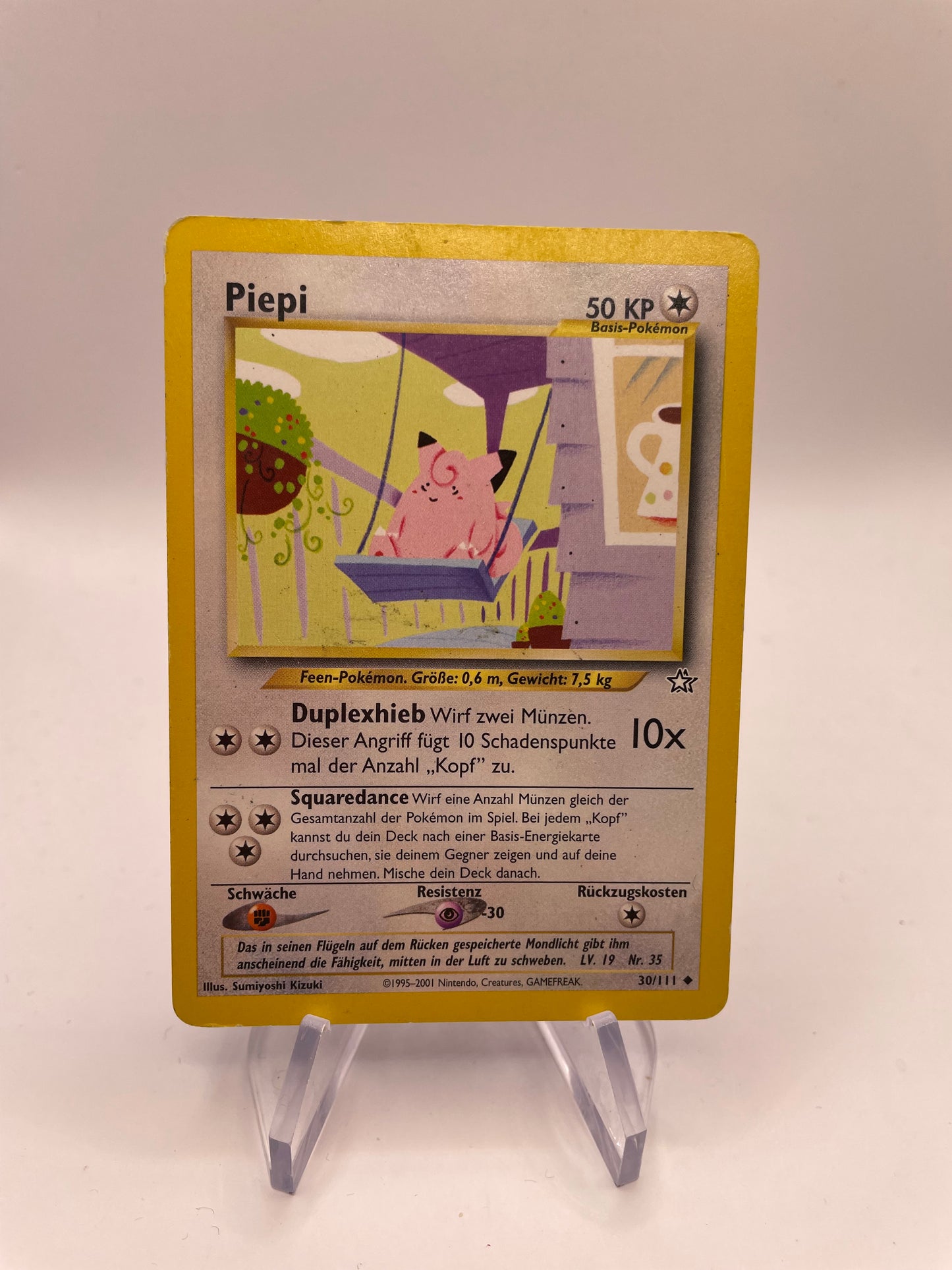 Pokemon Karte Neo Genesis Piepi 30/111 Deutsch