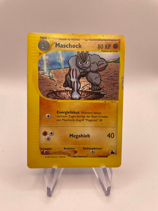 Pokemon Karte E-Series Maschok 38/144 Deutsch