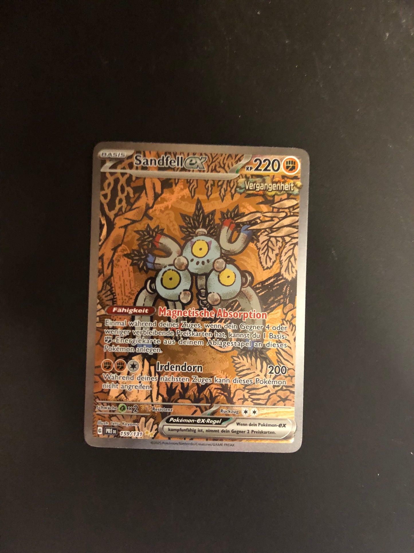 Pokemon Karte EX Sandfell 159/131 Deutsch