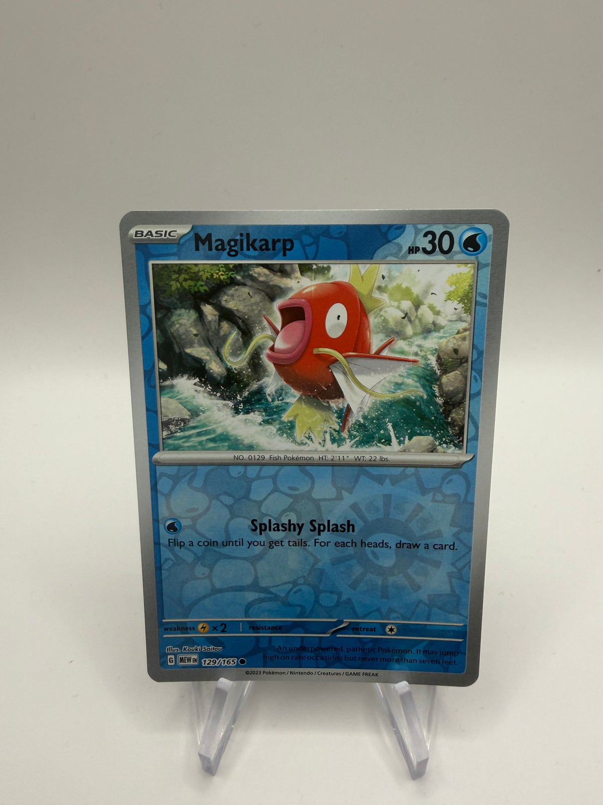 Pokemon Karte Reverse 151 Karpador 129/165 Englisch