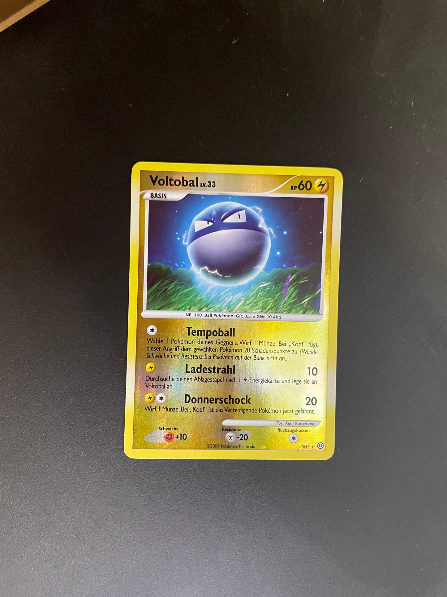 Pokemon Karte Revers Voltobal SH3 Deutsch