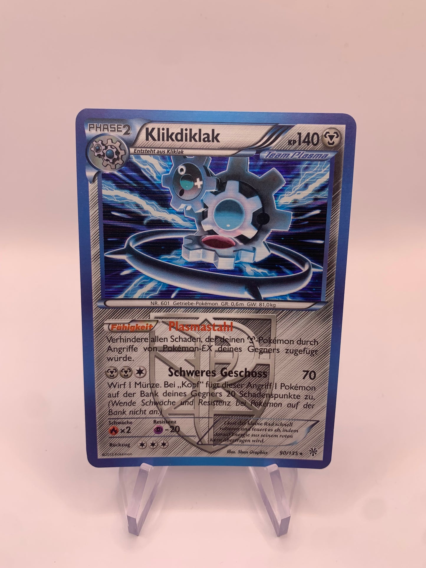 Pokemon Karte Holo Klikdiklak 90/135 Deutsch