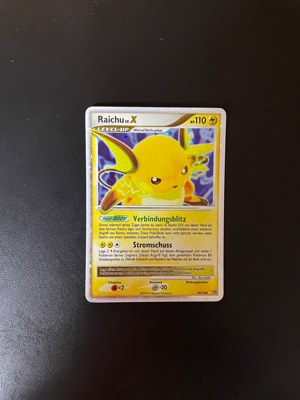 Pokemon Karte Lv.X Raichu 99/100 Deutsch