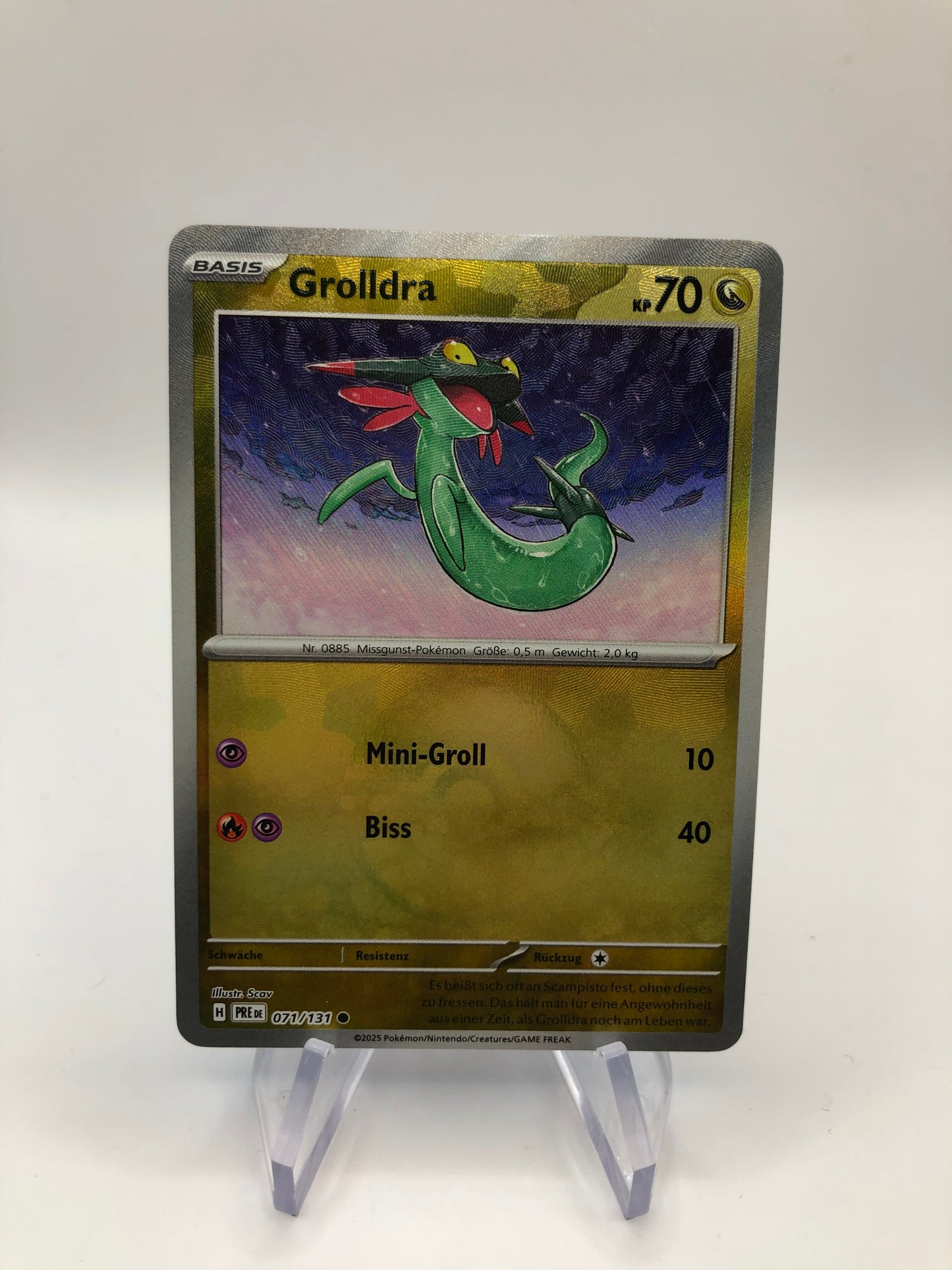 Pokemon Karte Revers Grolldra 71/131 Deutsch