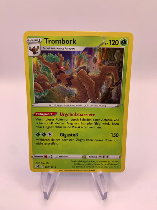 Pokemon Karte Holo Trombork 17/196 Deutsch