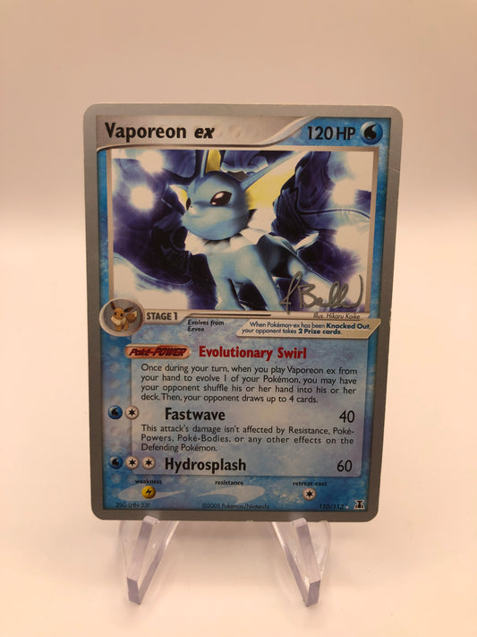 Pokemon Karte EX Aquana 110/113 Englisch