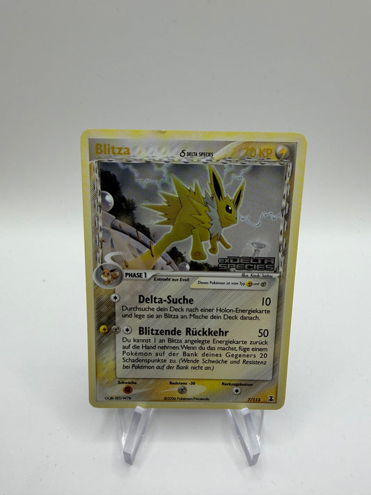 Pokemon Karte Stamp Delta Species Blitza 7/113 Deutsch
