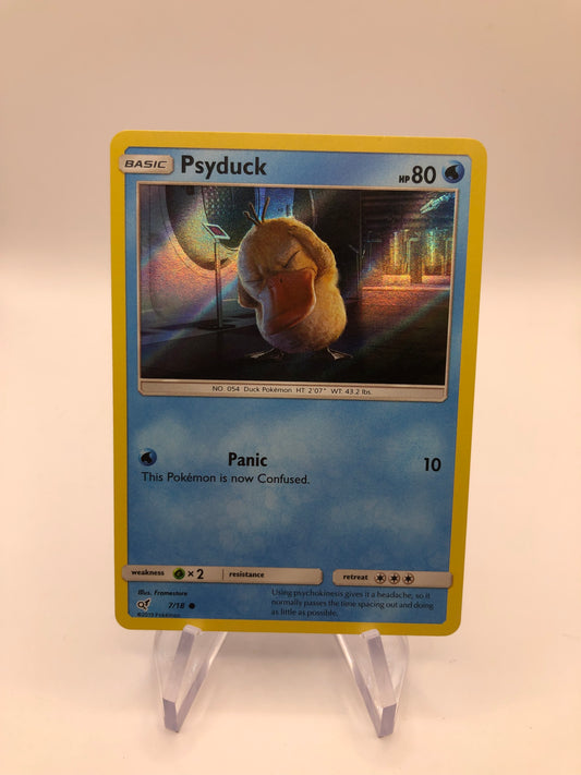 Pokemon Karte Holo Psyduck 7/18 Englisch