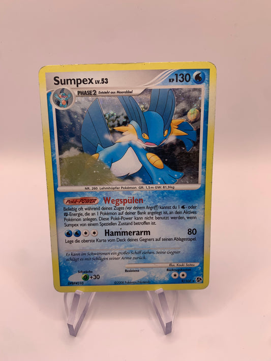 Pokemon Karte Holo Sumpex 9/106 Deutsch