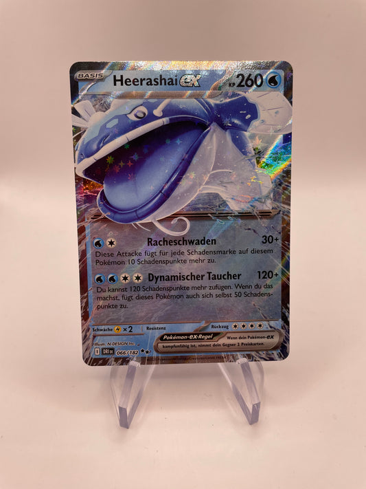 Pokemon Karte Heerashai ex 66/182 Deutsch
