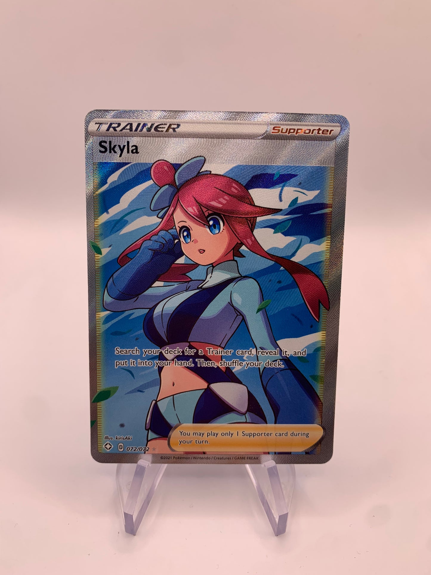 Pokemon Karte V Fullart Trainer 72/72 Englisch