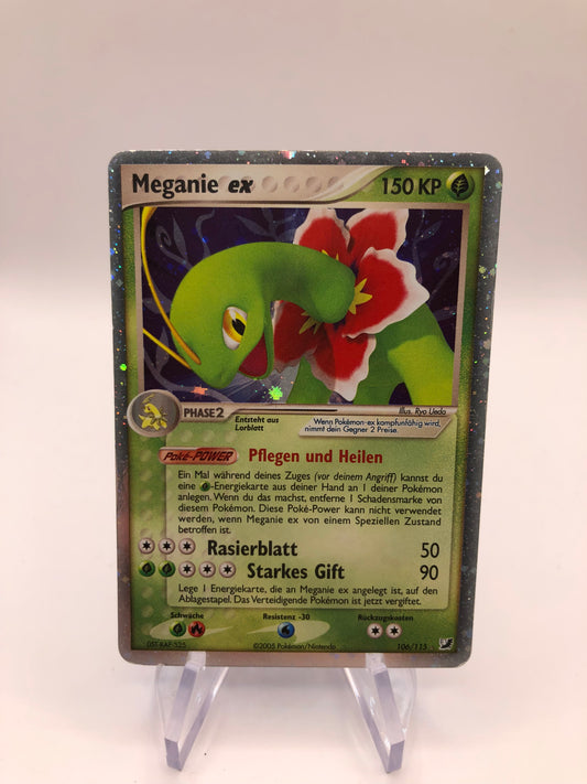 Pokemon Karte EX Meganie 106/115 Deutsch