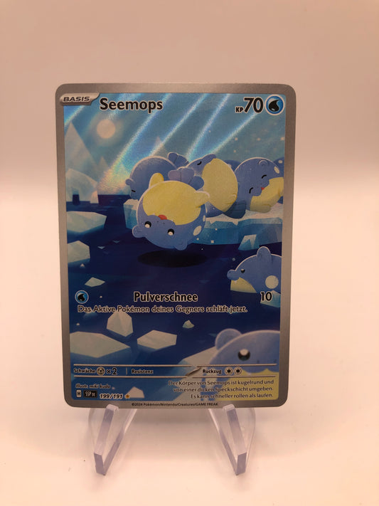 Pokemon Karte Art Rare Seemops 199/191 Deutsch