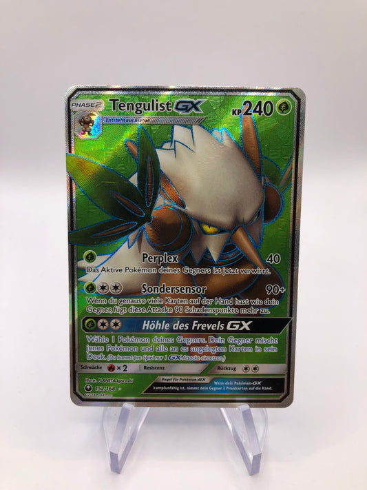 Pokemon Karte GX Fullart Tegulist 152/168 Deutsch