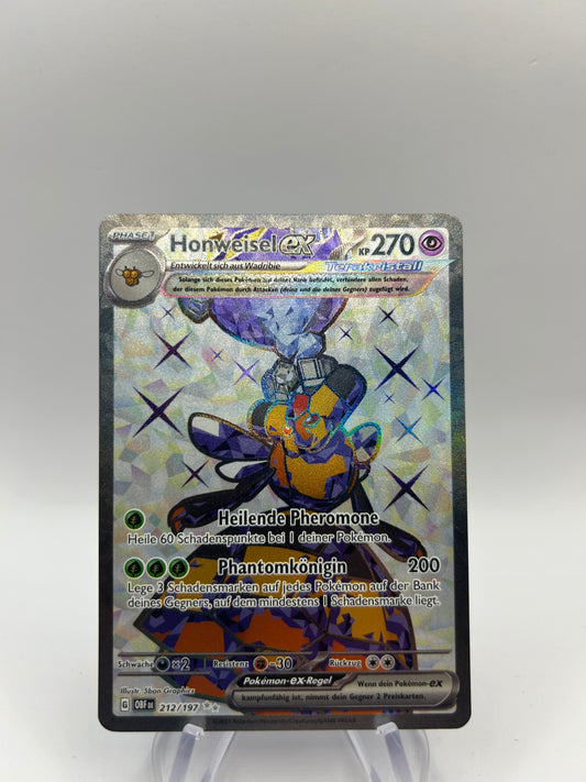 Pokemon card ex Fullart Honweisel 212/197 German