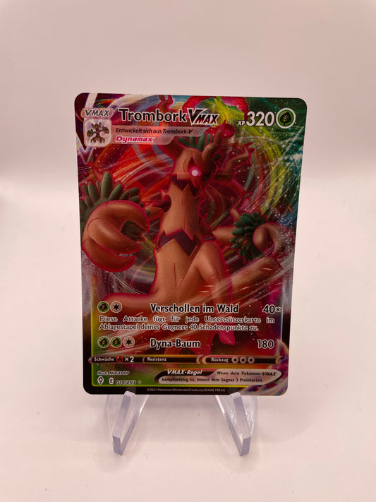 Pokémon Karte VMax Trombork 14/203 Deutsch