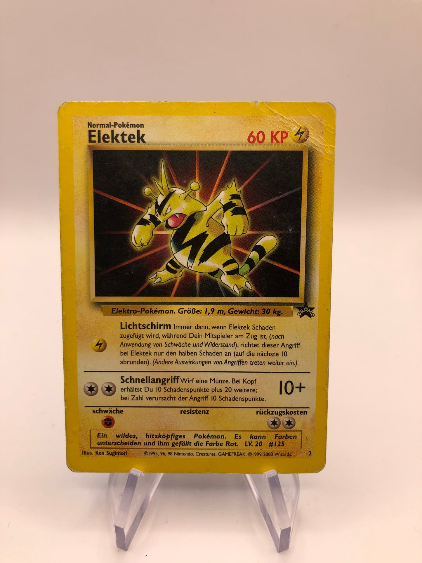 Pokemon Karte Promo Elektek 2 Deutsch