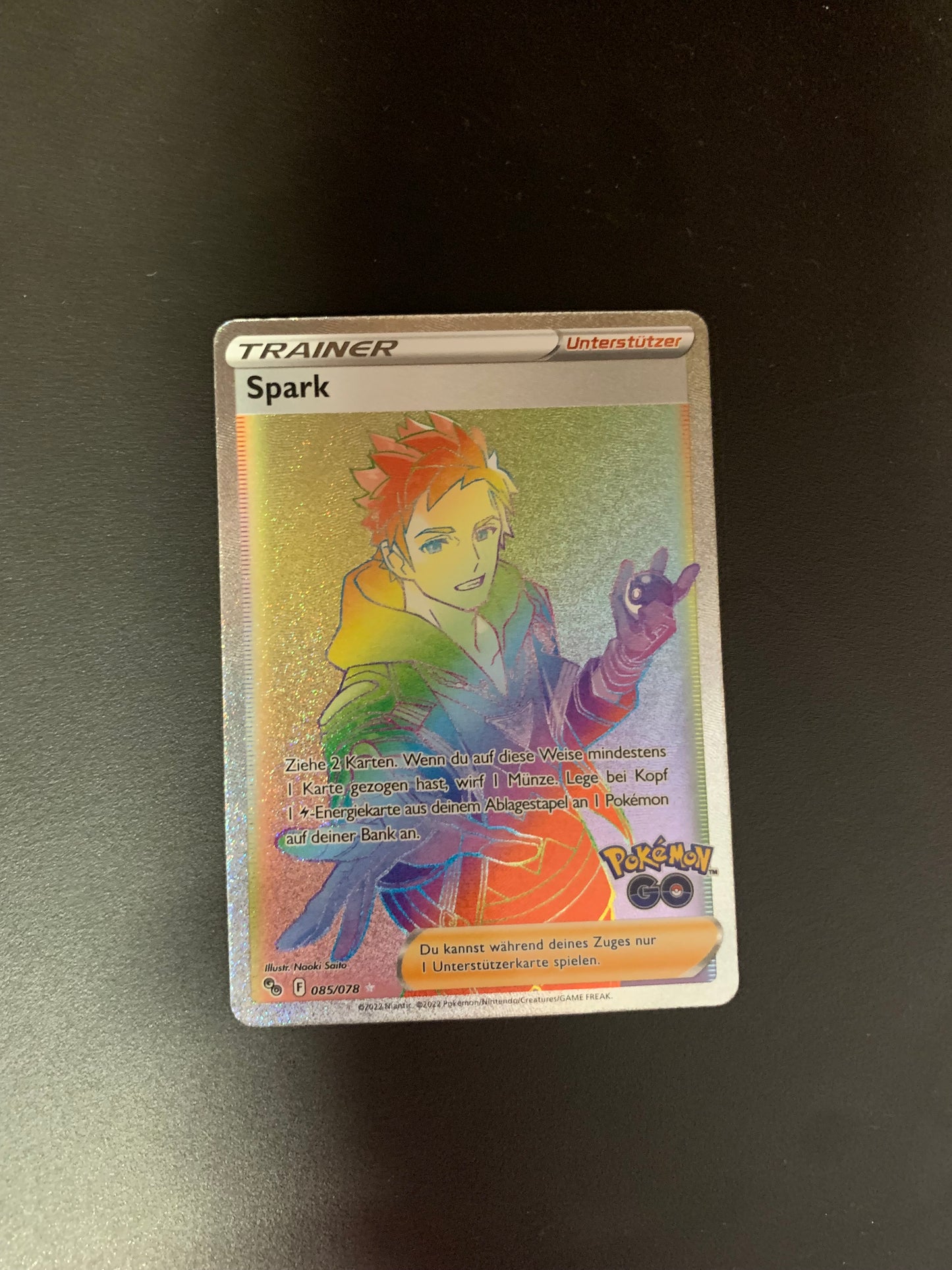 Pokemon Karte Trainer Rainbow Spark 85/78  Deutsch