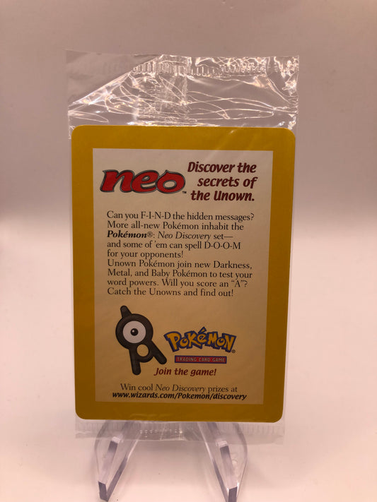 Pokemon Karte OVP Neo Black Star Promo Entei 34 Englisch