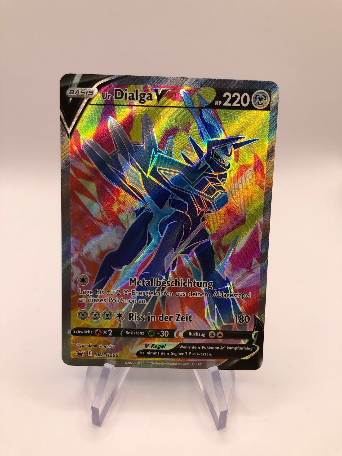 Pokemon Karte V Promo Fullart Dialga SWSH255 Deutsch