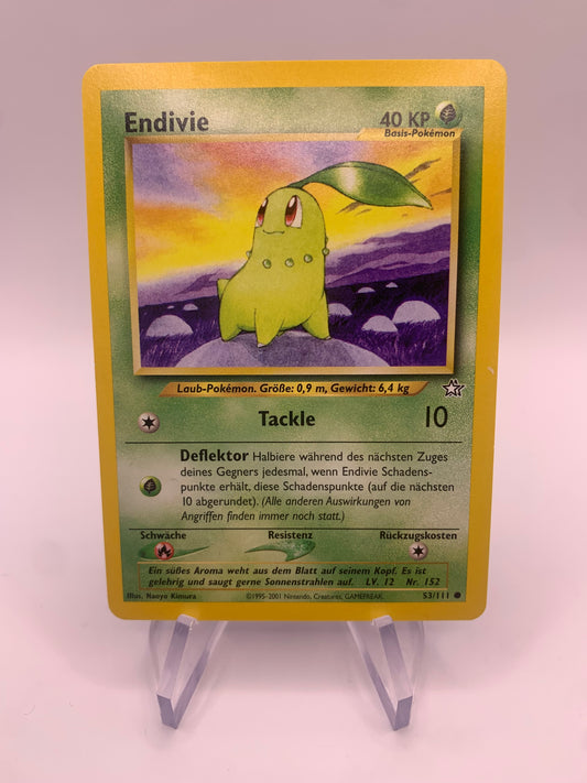 Pokemon Karte Endivie 53/111 Neo Genesis Deutsch