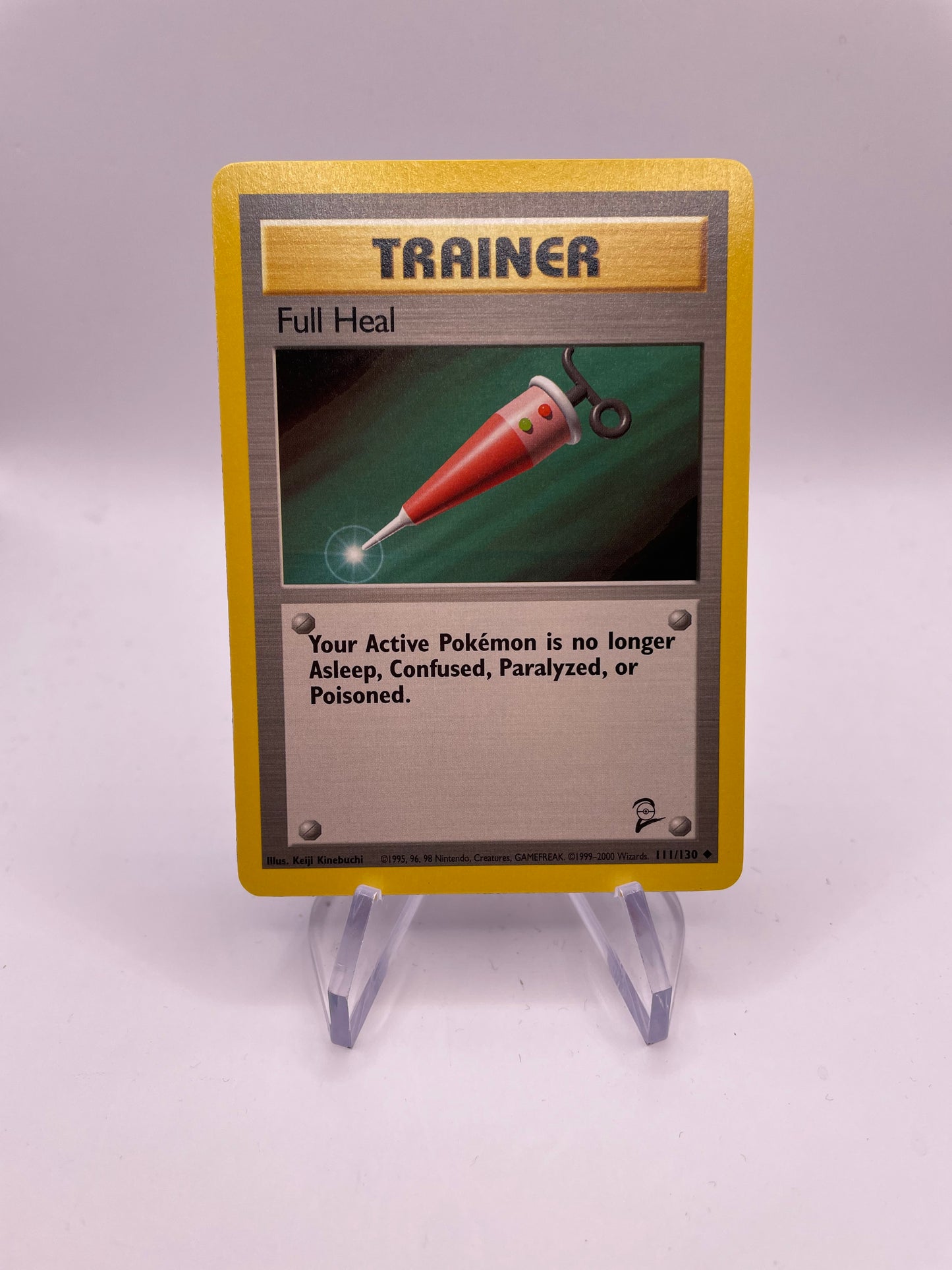 Pokemon Karte Base Set 2 Trainer Full Heal 111/130 Englisch