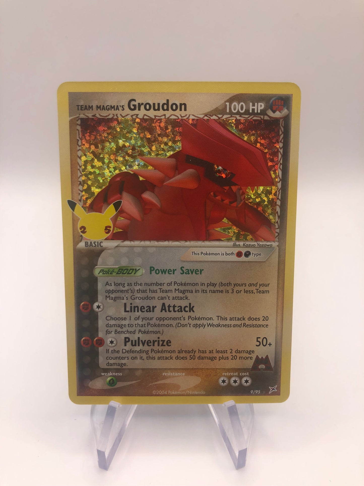Pokemon Karte Holo Celebration Groudon 9/95 Englisch