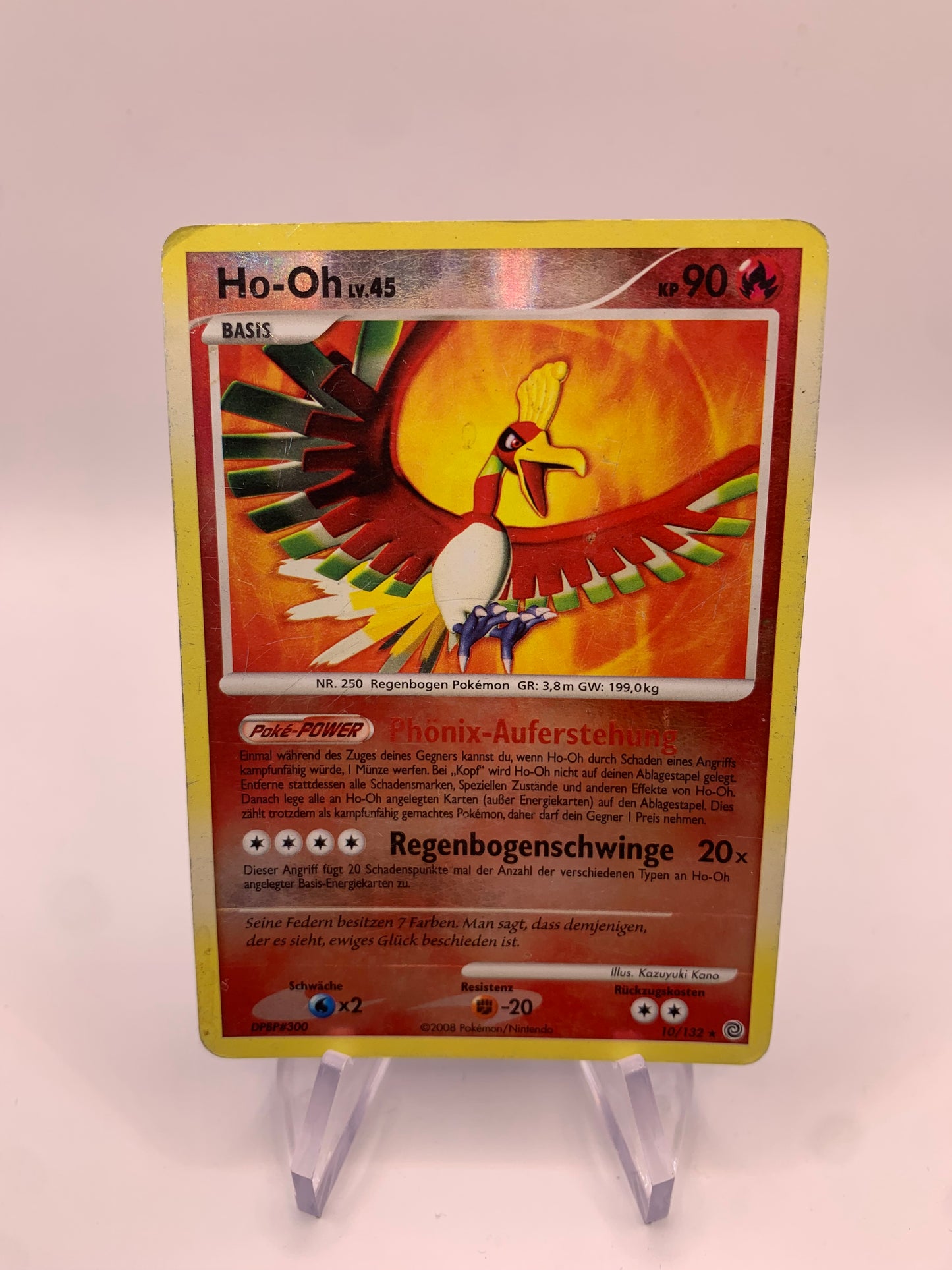 Pokemon Karte Reverse Ho-oh 10/132 Deutsch