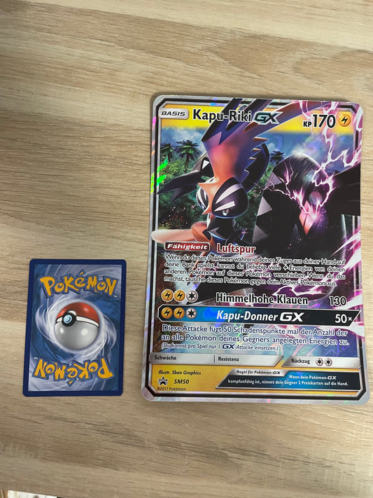Pokemon Karte GX XXL Kapu-Riki SM50 Deutsch