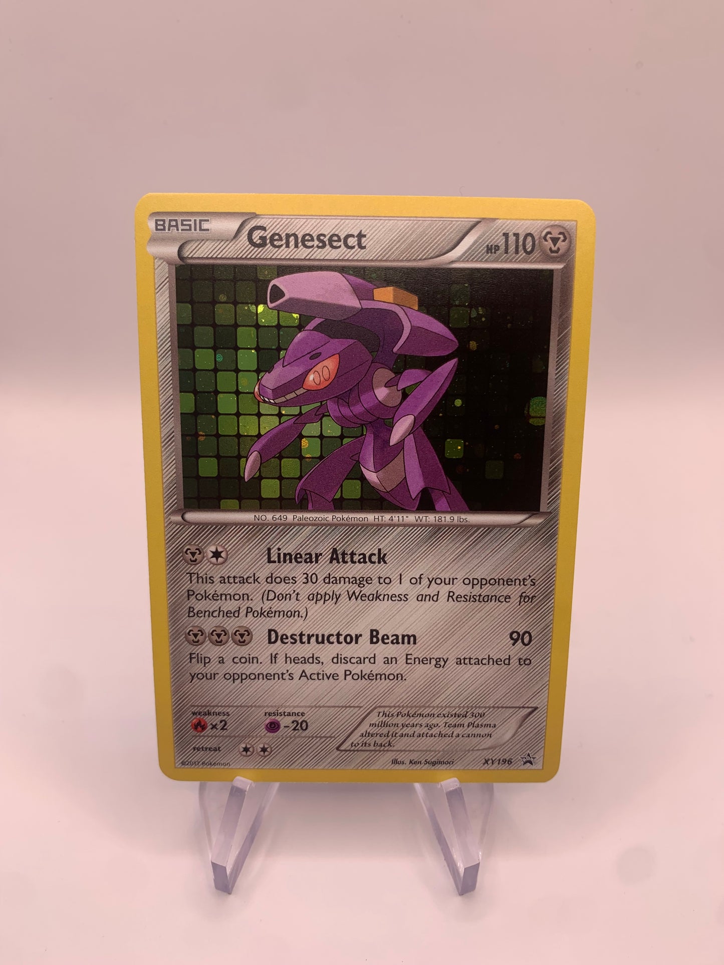 Pokemon Karte Holo Promo Genesect XY196 Englisch