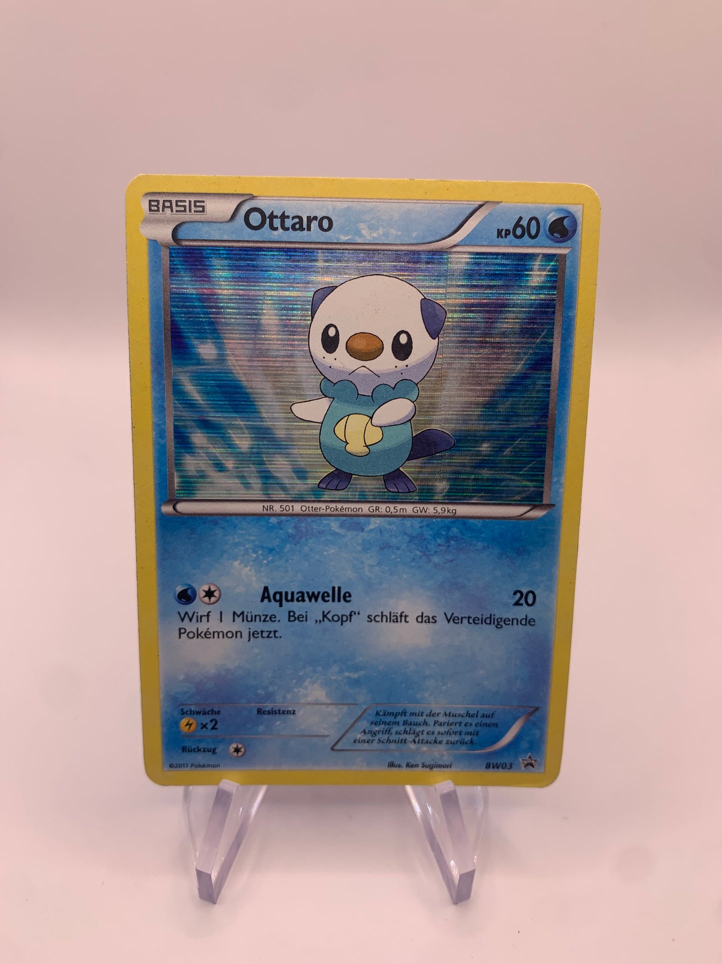 Pokemon Karte McDonalds Promo Ottaro BW03 deutsch