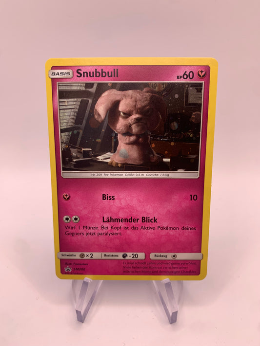 Pokemon Karte Detektiv Pikachu Snubbull SM200 Deutsch