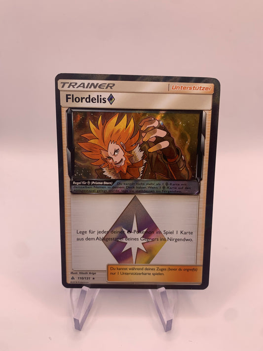 Pokemon Karte Trainer Holo Flordelis 110/131 Deutsch