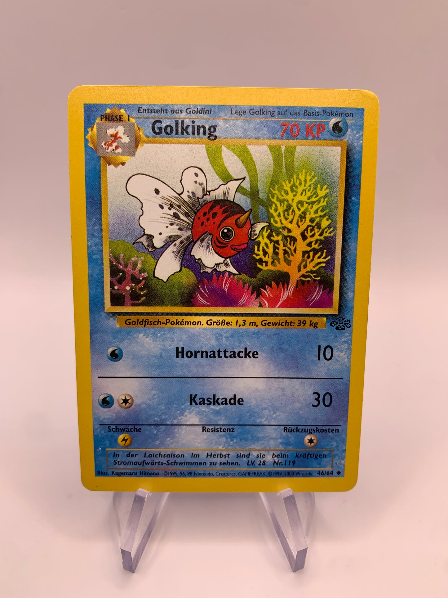 Pokémon Card Golking 46/64 Jungle German