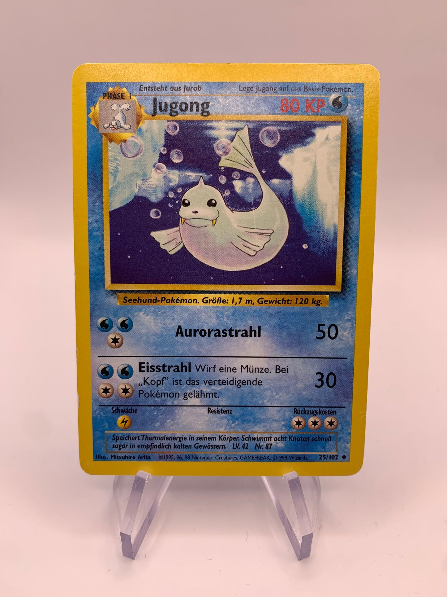 Pokemon Card Jugong 25/102 Base Set German