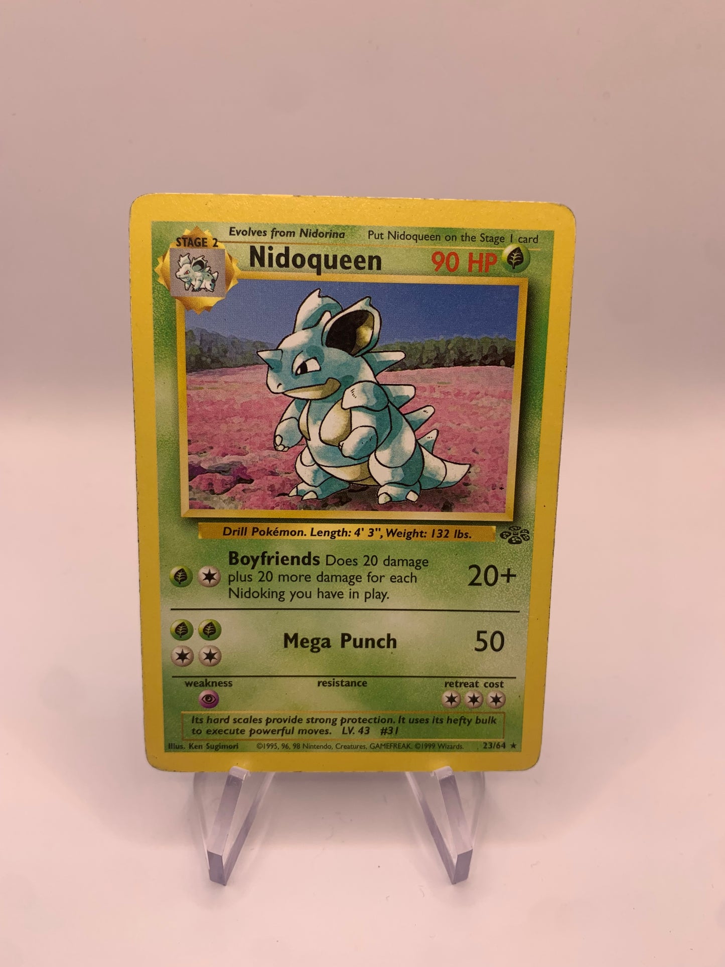 Pokemon Karte Jungel Nidoqueen 23/64 Englisch