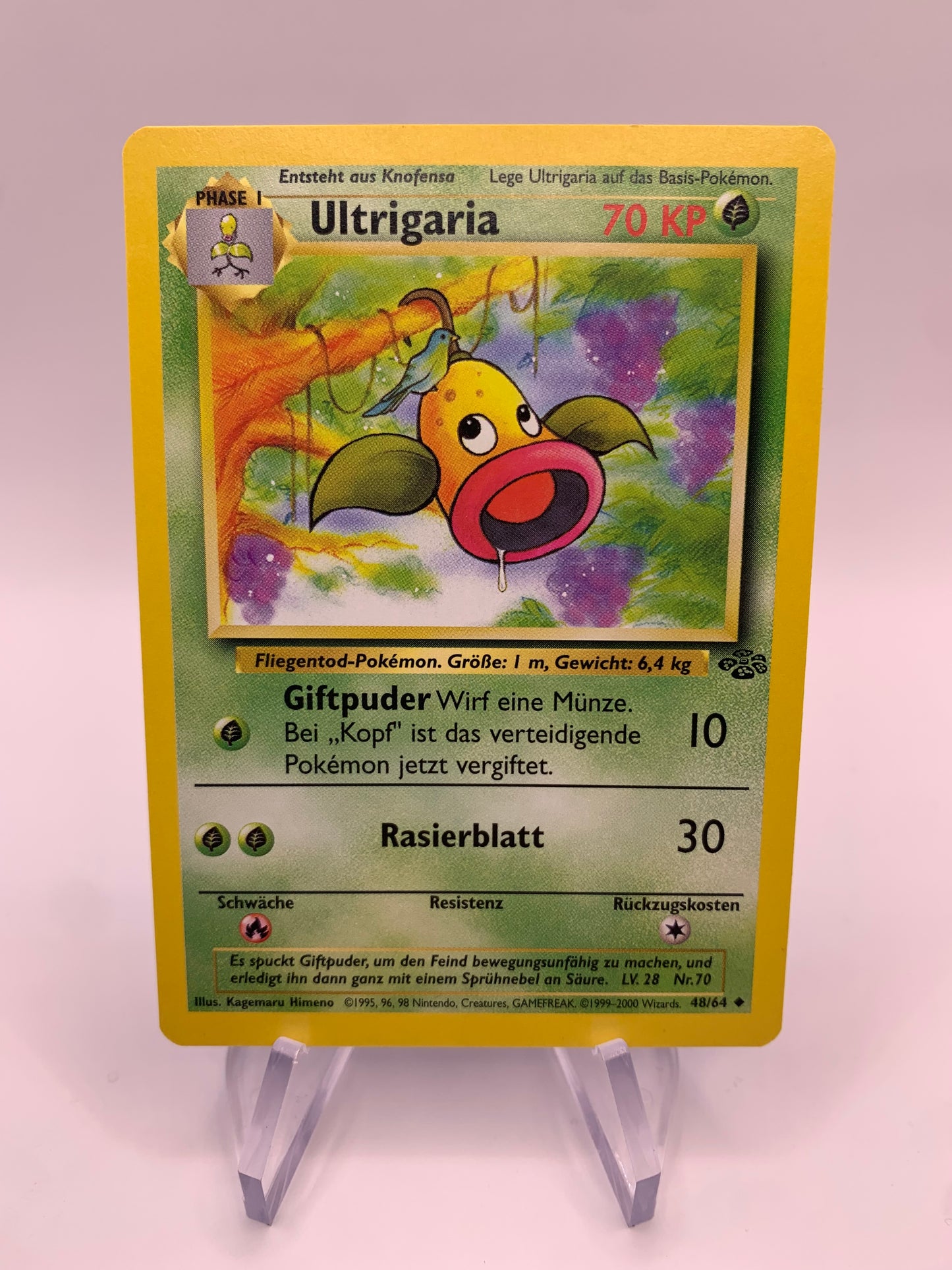 Pokémon Karte Ultrigaria 48/64 Jungel Deutsch