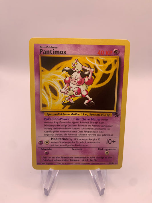 Pokemon Karte Jungel Pantimos 22/64 Deutsch