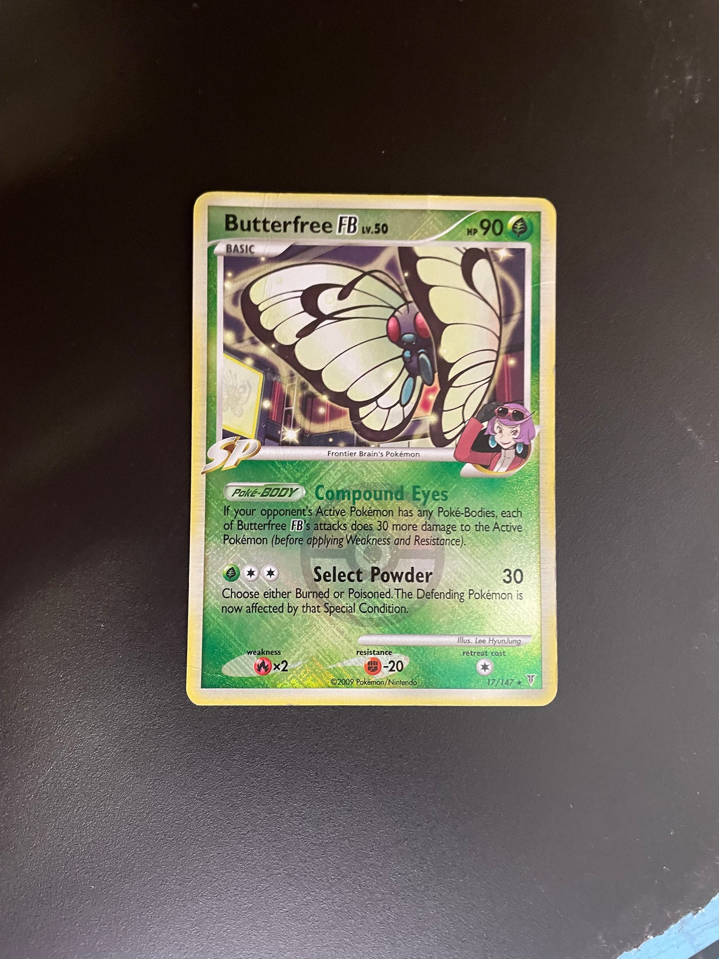 Pokémon Karte Butterfree FB 17/147 Englisch