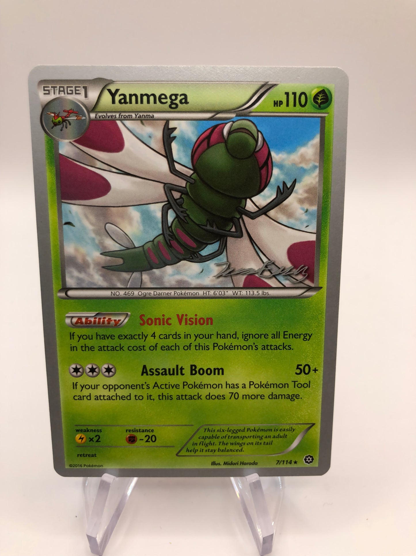 Pokemon Karte World Championships Yanmega 7/114 Englisch