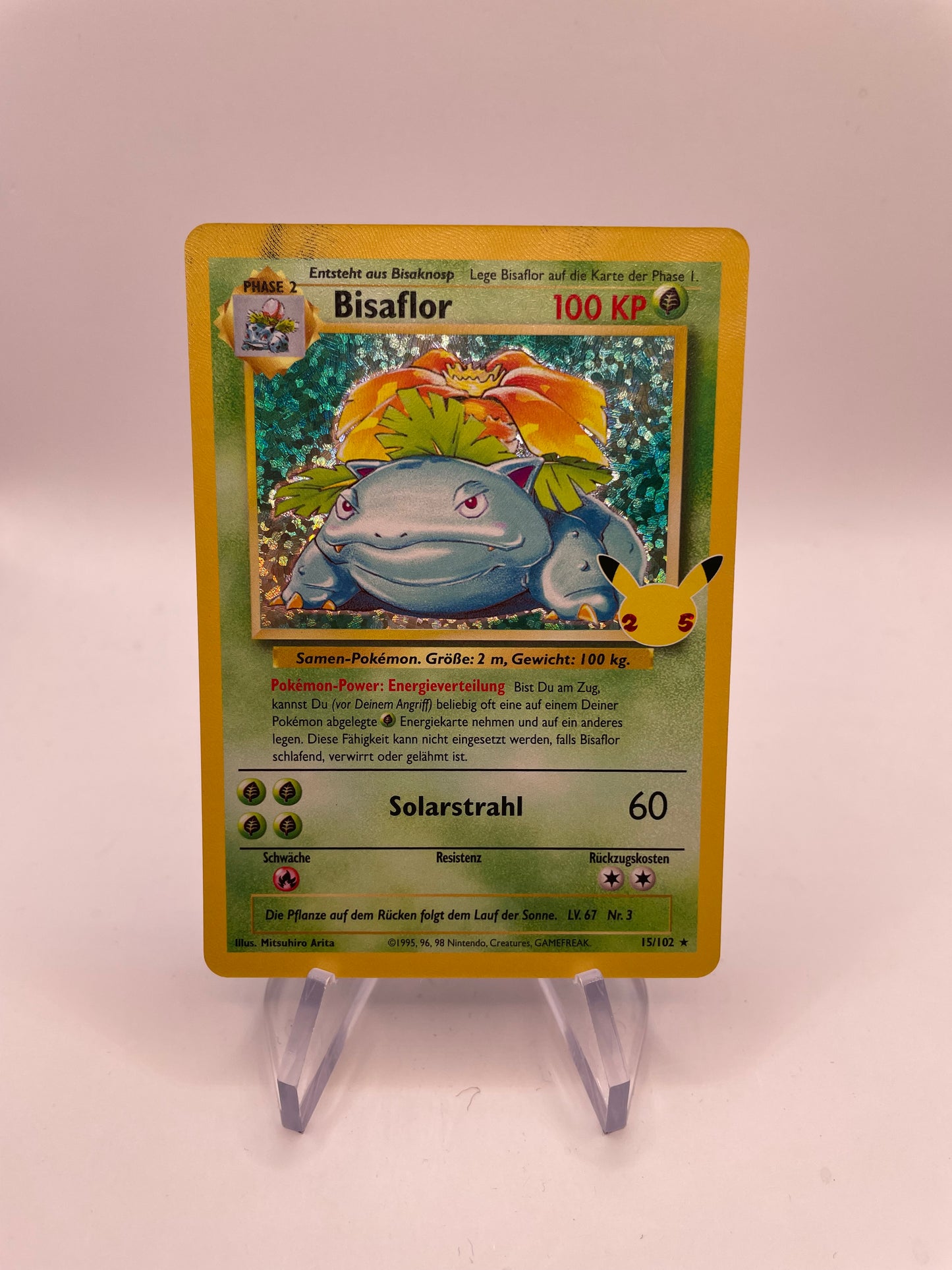 Pokemon Karte Celebration Bisaflor 15/102 Deutsch