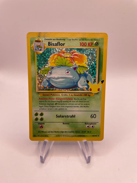 Pokemon Karte Celebration Bisaflor 15/102 Deutsch