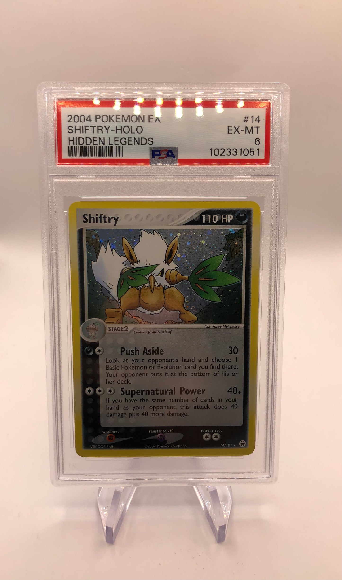 Pokemon Karte Holo Tengulist   14/101 Englisch